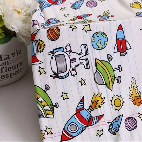 Customized Design Printed Bamboo Spandex Knit Fabric for Dresses