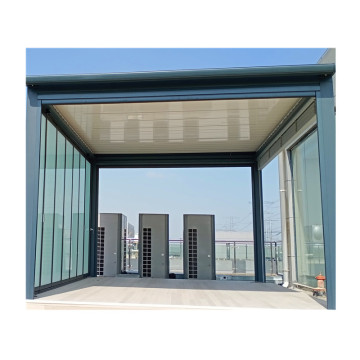 Durable Aluminum Bioclimatic Louvered Pergola for Solarium