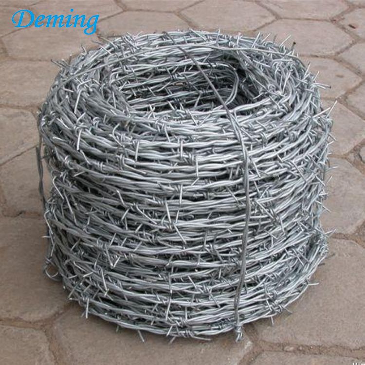 Galvanized 4 Point Barbed Barbed Wire Price Per Roll