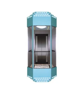 Panoramic Elevator Rhombus Cabin