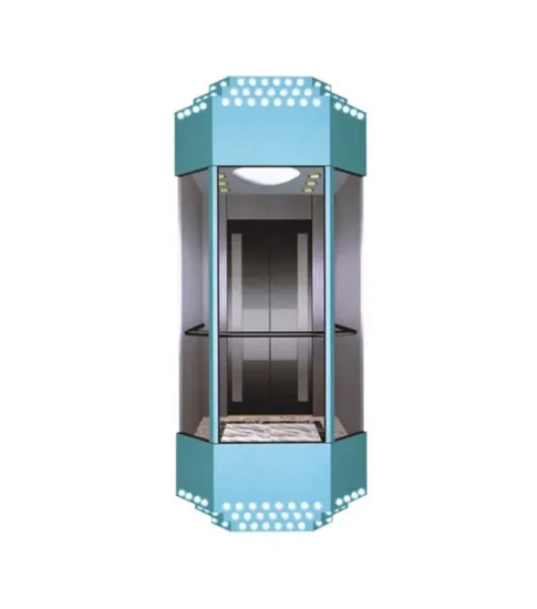 Panoramic Elevator Rhombus Cabin