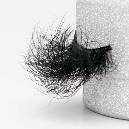 Clear Round Lash Box: 20mm & 18mm Natural Fluffy Real Mink Eyelashes - Big Sale on Full Strip Lashes