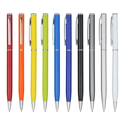 Ritz Carlton Hotel Custom Promotional Twist Steel Metal Pen with Logo