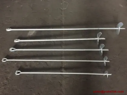 No Wrench Screw Anchor Rods for Utility Pole