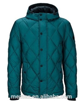 Hooded down jacket