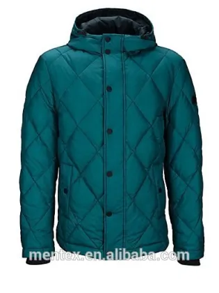 Hooded down jacket