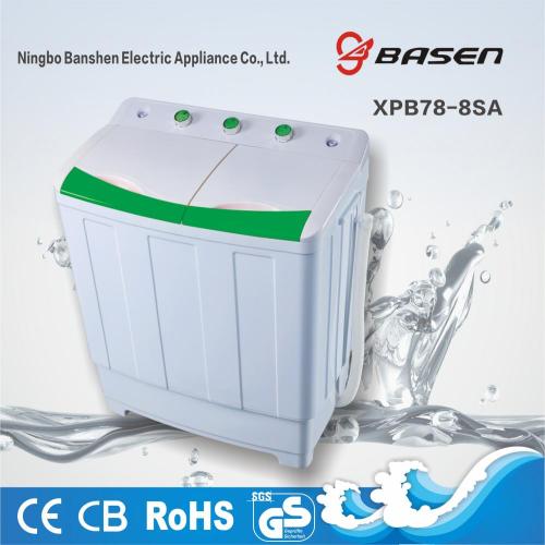 Plastic 7.8KG Capacity Twin Tub Washing Machine