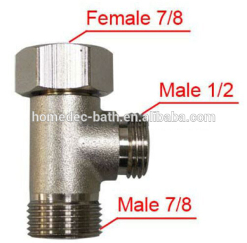 Brass 3-way t-adapter For Toilet Bidet Sprayer