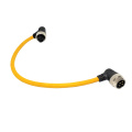 M12 macho a 7/8 cable de conector redondo femenino