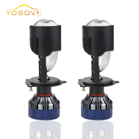 Yosovlamp New Y7 Dual Lens H4 Mini LED Headlights - Super Bright Far and Near Integrated for Cars and Motorcycles