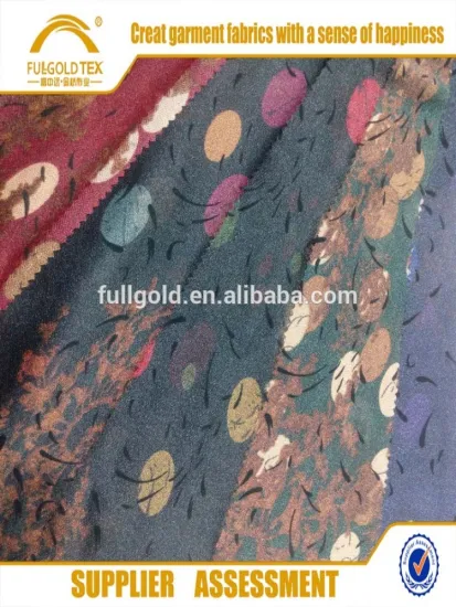 2016 Hot sale knitting chiffon fabric with flocking ,chiffon maxi dresses ,knitted fabric in shaoxing