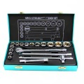 Soket set dengan ratchet wrench