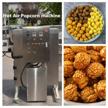 Hot air popcorn machines for industrial use