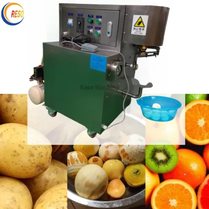 Electric Fruit Skin Remover Machine - Apple Pear Persimmon Orange Peeler
