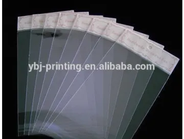 China customized high quality cheap price clear opp packing bag