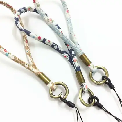 Wholesale Wholesale Colorful Mobile Phone Lanyards, Short Chain Rope Mobile Phone Strap Cords