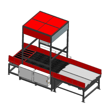 Parcel Singulator And Sorting System Singulator Conveyor parcel singulator for Warehouse Automation Solutions
