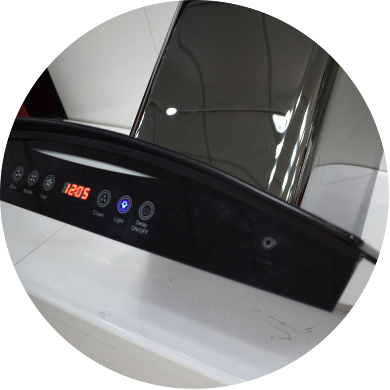 Titanium Black 900mm Wall Mounted Auto Clean Ventilation Hood Kitchen Chimney for Home Use Range Hood