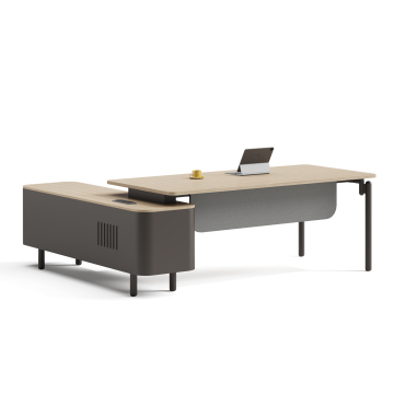 L-Shape Manager Office Desk Executive Computer Desk Furniture Set