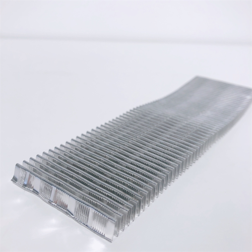 Panas pelepasan Extruded Aluminium Fin Ruffled Alat ganti