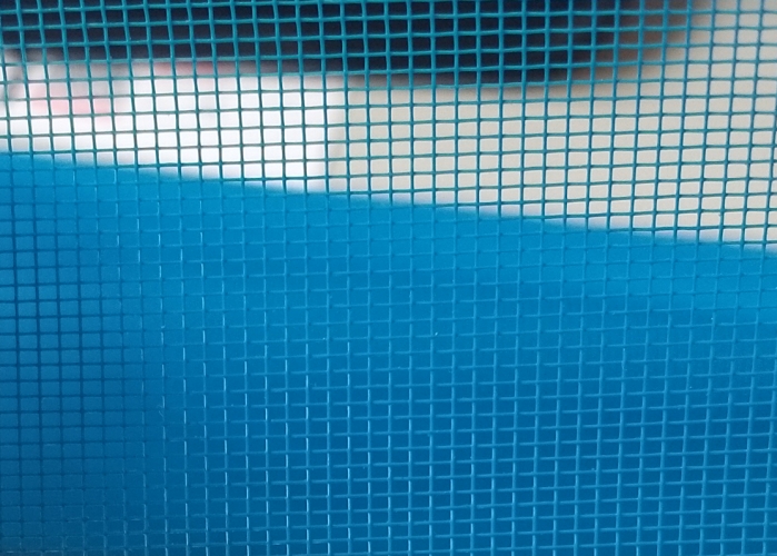 blue ppe window screen