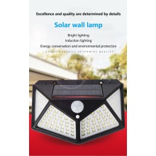 Luzes de parede solar IP65 impermeável com sensor