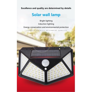 Luzes de parede solar IP65 impermeável com sensor