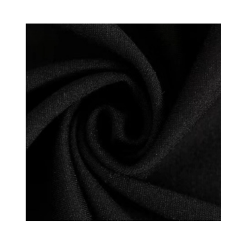 Black Silk Knitted Fabrics for Autumn and Winter Hoodies and Pants