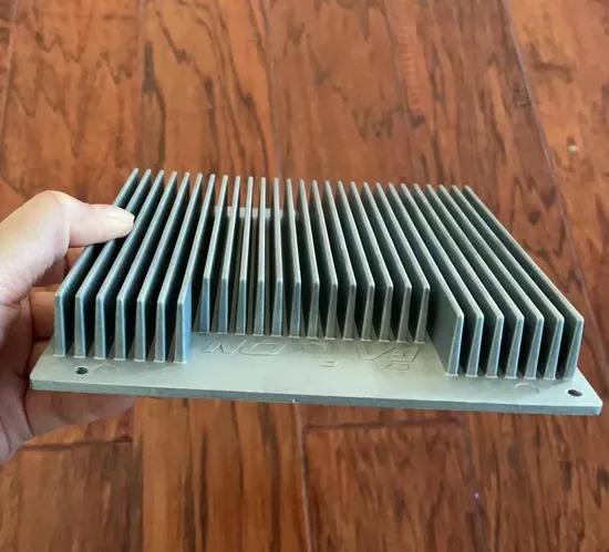 High-Strength Aluminum Alloy Die Casting Outdoor Electric Enclosure Heatsink