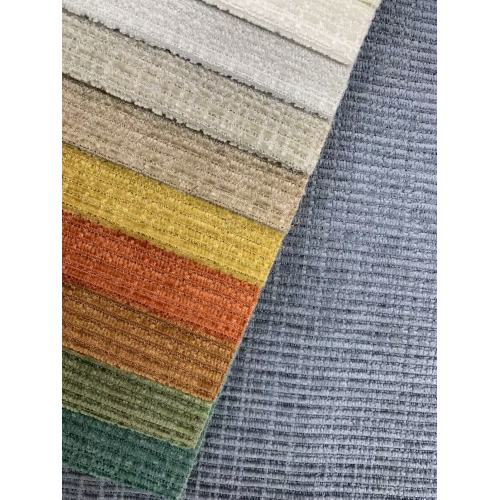 Tecido de Chenille listrado moderno e confortável para móveis