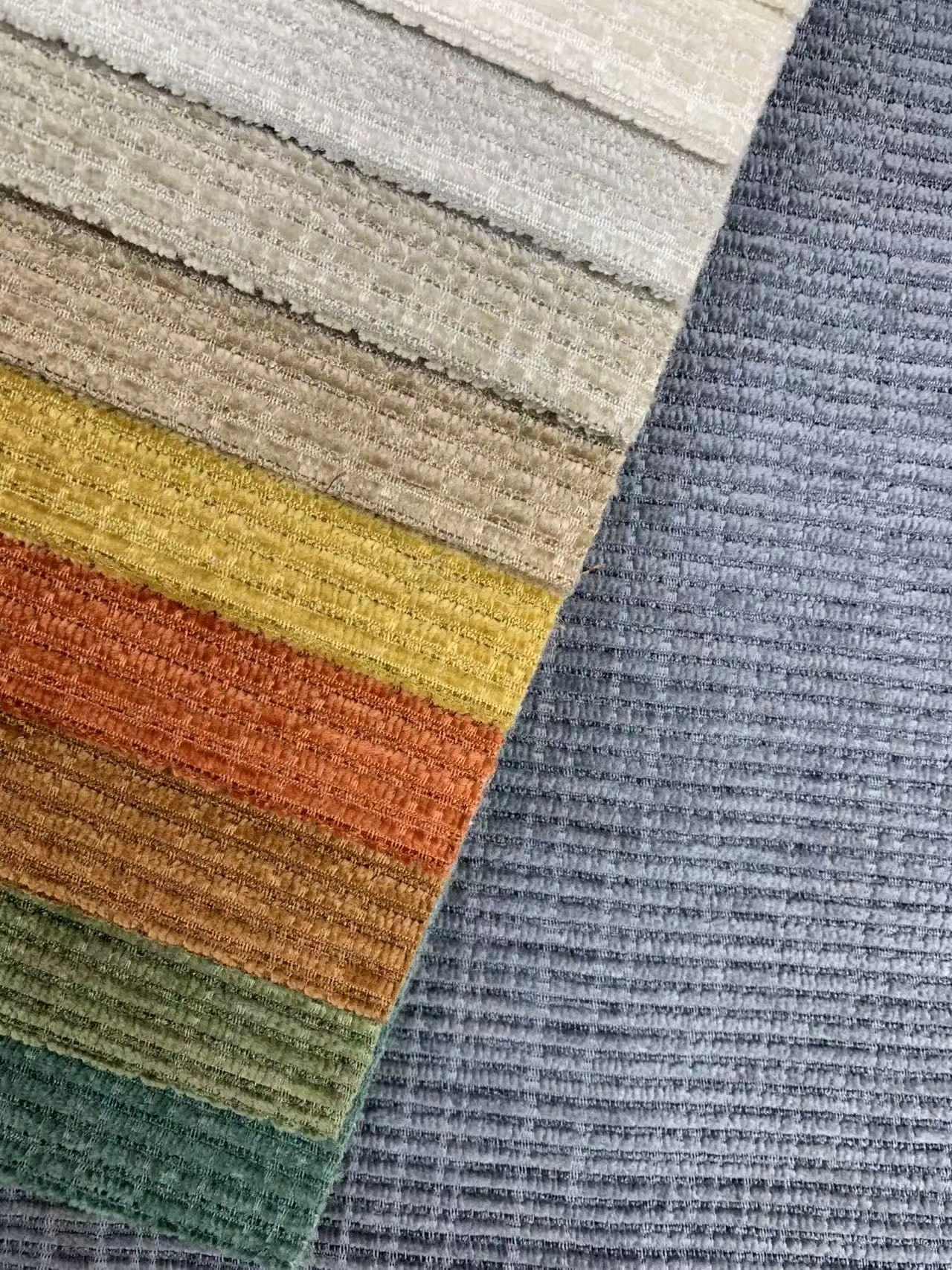 Comfortable Modern Striped Chenille Fabric for Furniture China ...