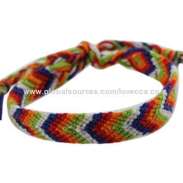 Evil eye woven bracelet, 2014 to 2015 fashion handmade