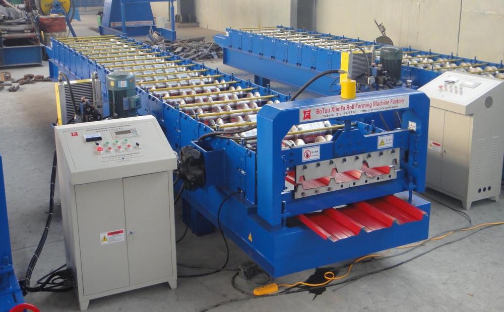 Fast hydraulic motor drive IBR Roll Forming Machine