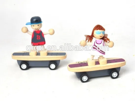 Promotional Wooden DIY Funny Toys- Boomerang Scooter Wooden Toys