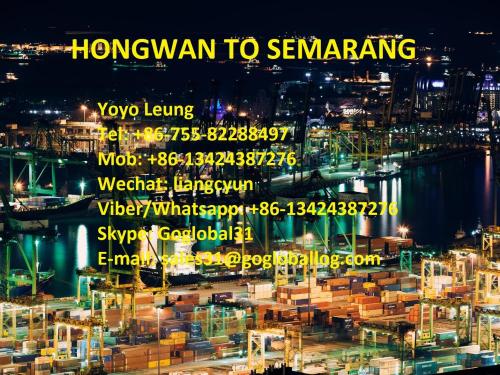 การขนส่งทางทะเล Zhuhai Hongwan ไปยังอินโดนีเซีย Semarang