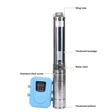 105 Meter Deep Well Solar Pump 1.5kw 144V 1500W