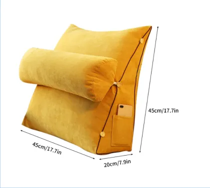 Sofa Waist Cushion Wedge Backrest Pillow