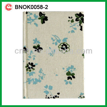 A6 FLOWER PRINTING HARDCOVER NOTEBOOK
