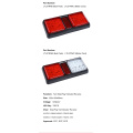 12V & 24v ti fọwọsi 80mm square ti a fọwọsi iru ina ati olufihan pẹlu oluyipada fun ọkọ oju irin