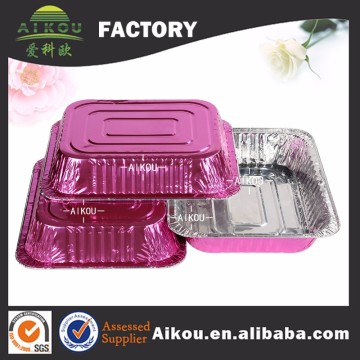 Healthy food use aluminum foil restaurant serving tray,airline serving tray