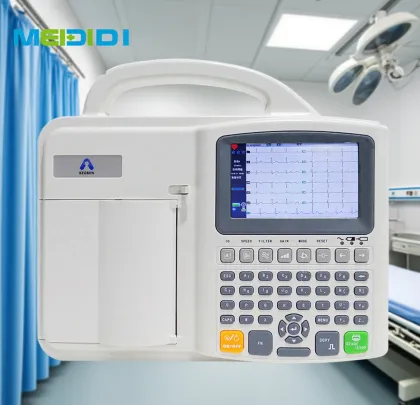 Portable 6 Channel ECG Machine for Pathological Analysis