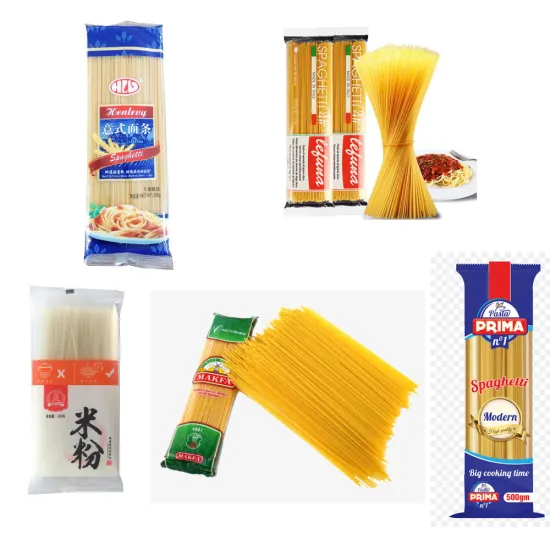 Automatic 200g Spaghetti Flow Packing Machine with Weighing