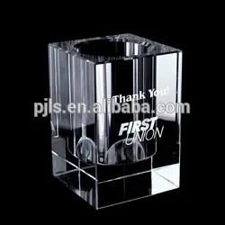 crystal brush holder,Rotate Pen Stand,crystal pen holder