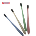 Hot selling tooth cleaning colorful round handle toothbrush