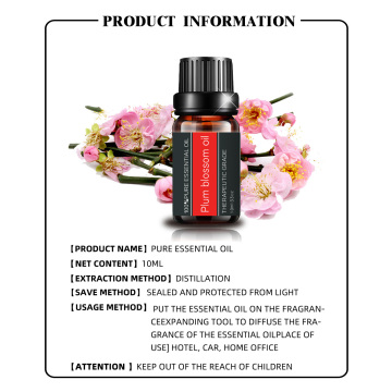Face Body Skin Care plum bloss Massage Oil Natural bloss