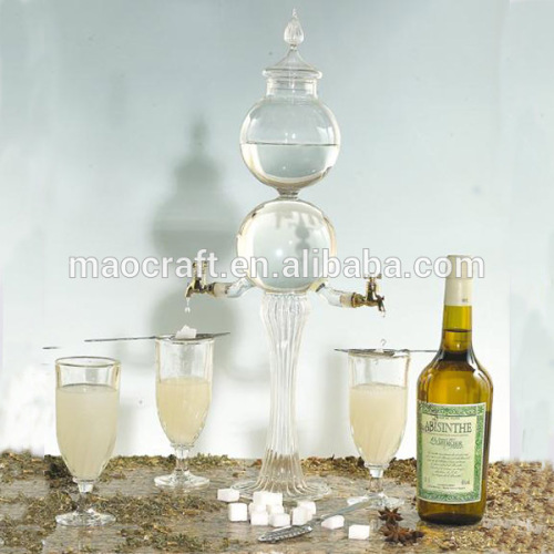 Glass Absinthe Double Globe Fountain