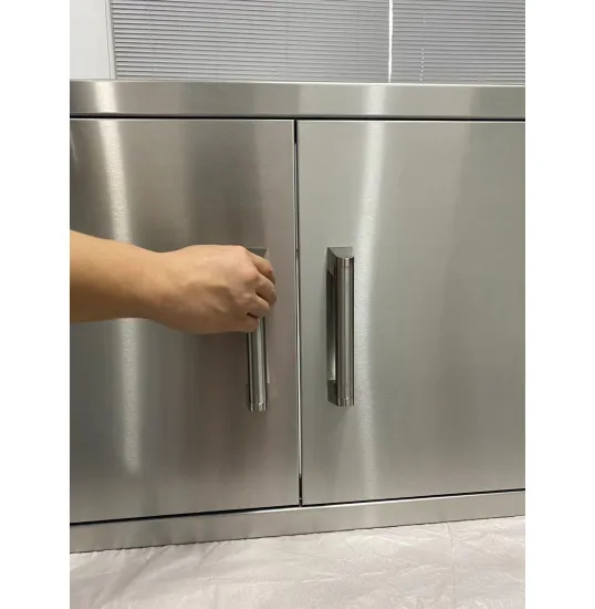 32 Inch Easy To Clean Dust-proof Kitchen Sideboard Storage Bbq Kitchen Double Door