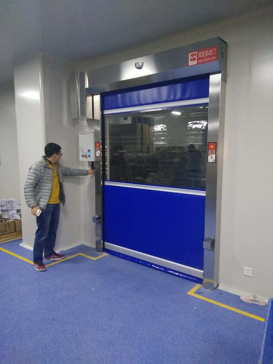 Automatic High Speed Fabric Door