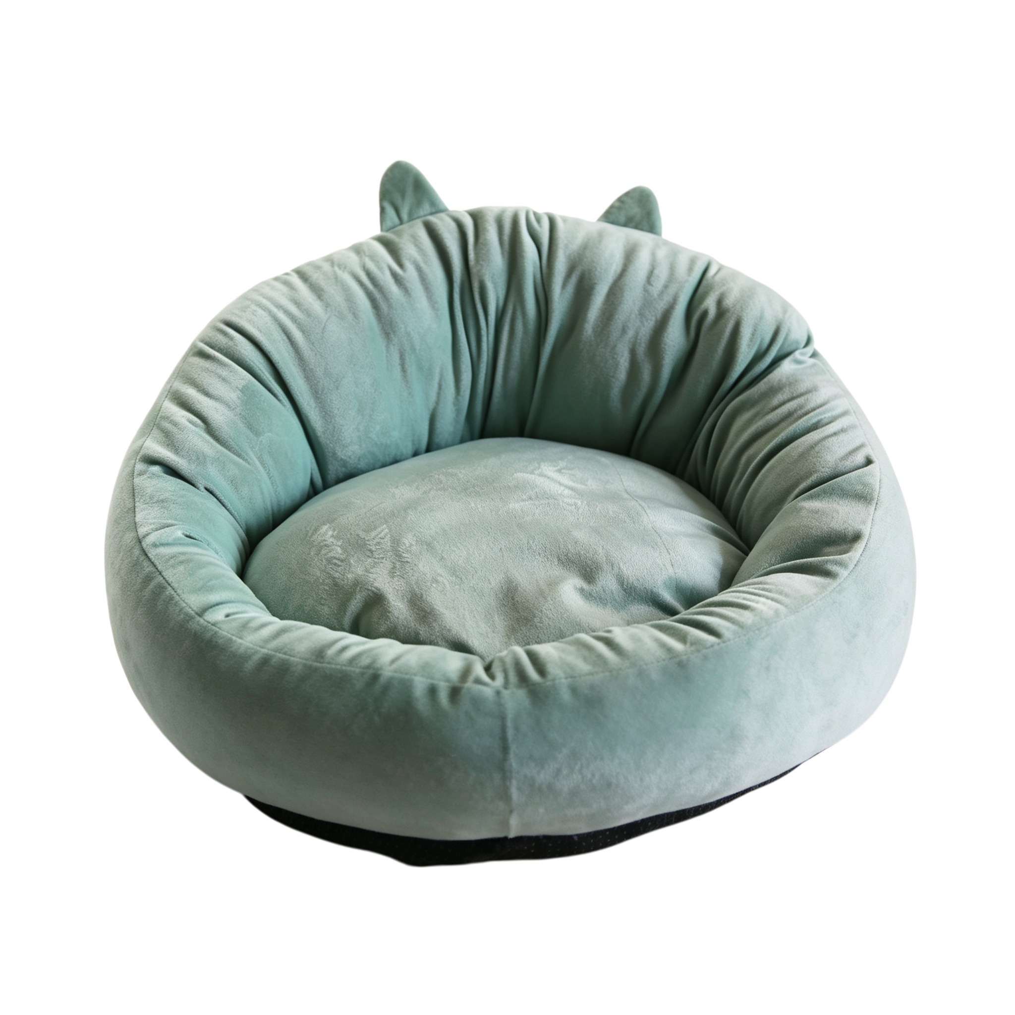 Wide rim ear detail cuddle pet cushion
