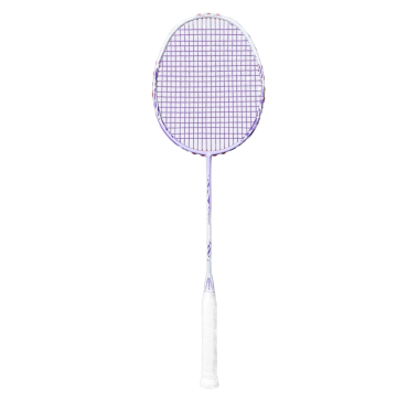 Professionelle Kohlefaser -Badminton -Schläger 6U 30lb Leichtes Offensive PU Grip Graphitschaft